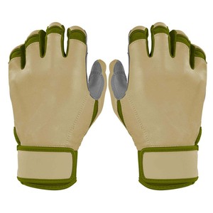 ELIXE SPORTS Gants de frappe en cuir beige, design rembourré pour la main gauche, fermeture auto-agrippante, unisexe, adulte, entraînement, légers, respirants - Product Image 1