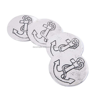 Sous-verre en aluminium pour le thé Meilleure vente Meilleure qualité Sous-verres décoratifs en aluminium pour la maison Support Laser Logo Personnalisation - Product Image 2