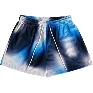Men Streetwear Mesh Shorts Sublimated Graphic Pattern Breathable Lightweight Casual Sportswear Shorts - Product Image 6