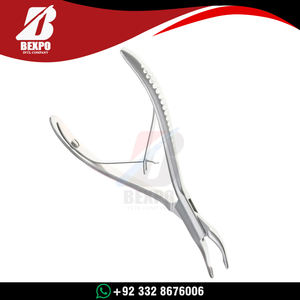 Instrumento Médico de Alta Calidad, Rongeur Óseo Beyer Curvo, Acabado Dall, Doble Resorte, Acero Inoxidable Alemán, Rongeurs Óseos Beyer - Product Image 5