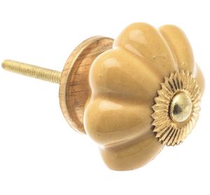 Style moderne Melon Céramique Boutons Poignée & Tirette pour Armoire Tiroir Armoire Commode Cuisine Chambre Salle De Bains Salon Utilisation - Product Image 2