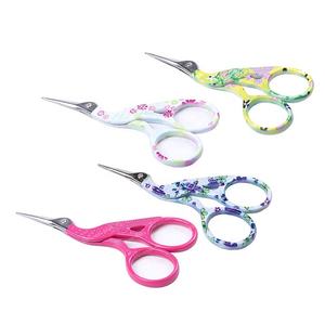 กรรไกรตัดผ้าสแตนเลสสตีลของญี่ปุ่นพร้อมโลโก้ที่กำหนดเองสีสันสวยงามการออกแบบของนกจะงอยปาก - Product Image 1