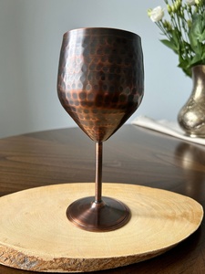 stem design copper <b>wine</b> glass long stem copper <b>goblet</b> short stem copper <b>wine</b> glass classic stem copper <b>goblet</b> elegant stem - Product Image 4