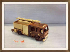 Dragonex Voiture en bois faite à la main, jouet éducatif Montessori vintage antique pour enfants de 2 à 4 ans, certifié EN71, unisexe - Product Image 2