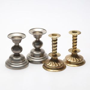 Tall <b>Silver</b> Taper Candle Holder Minimalist <b>Candlestick</b> Dining Table Decor Sophisticated Harmony - Product Image 5