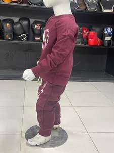 Conjuntos Deportivos Unisex de la Mejor Calidad para Niños, con Logotipo Personalizado, Corte Holgado Regular, Franja Blanca, Spandex, Poliéster, Traje Deportivo para Hombres, Mujeres y Niños - Product Image 3