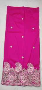 Tela de Tafetán de Seda Tejida Clásica de Alta Calidad con Estampado Floral y Pedrería, Antiestática, Transpirable, para Fiestas - Product Image 6