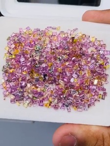 Lote de piedras preciosas de zafiro natural multicolor con corte baguette, 112.70 quilates, calidad AAA con brillo, hermoso multicolor, perfecto para la elaboración de joyas. - Product Image 5