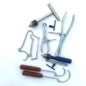 Ensemble de 9 instruments chirurgicaux vétérinaires orthopédiques de haute qualité en acier inoxydable, instruments chirurgicaux de base - Product Image 2