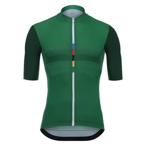 Maillot de cyclisme pour femme à logo personnalisé, manches courtes, fermeture éclair intégrale, séchage rapide, imprimé par sublimation, en Spandex/Polyester pour le cyclisme sur route - Product Image 1