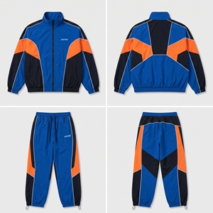OEM Custom Windbreaker Tracksuit Set <b>Kids</b> Nylon Jacket Pants School Sports Bulk - Product Image 4