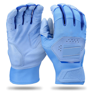 High Performance Raccoon Sports Left-Hand Leather <b>Baseball</b> Batting Gloves Hook Loop Closure Custom Logo Sizes Lightweight - Product Image 1