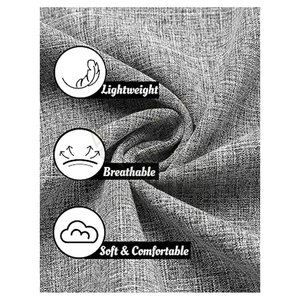 Chemises à manches courtes boutonnées pour hommes, gris, été, polos frais, coton, col montant, chemises brodées, t-shirt oversize - Product Image 4