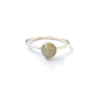 <b>Labradorite</b> Moissanite <b>Ring</b> 1.6 Grams Elegant and Unique Jewelry Piece - Product Image 1