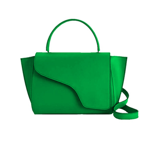 OEM sac à main en cuir rétro personnalisé pour femmes fermeture à glissière deux poignées de sangle bas quantité minimale de commande sac à main de créateur avec doublure en polyester - Product Image 1