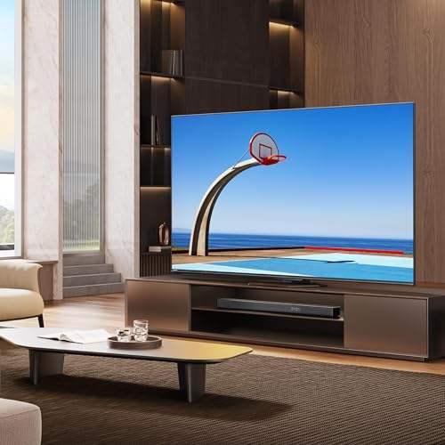 Mini LED TV for Hotels 40-inch 4K UHD Smart Functions 144Hz Refresh Rate Silver/Gray Cabinet with for for Commercial Use