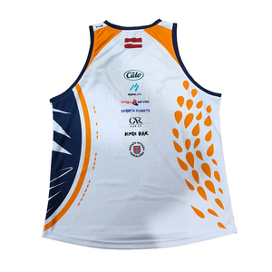 Camiseta de Baloncesto Personalizada sin Mangas, Uniforme Deportivo Transpirable, Impresión por Sublimación, OEM, Venta al Por Mayor - Product Image 3