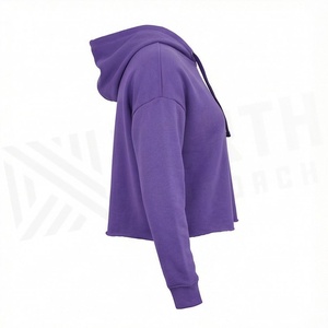 Sudadera con Capucha para Mujer, Manga Larga, Estilo Urbano, Color Liso Personalizable, Ropa de Invierno - Product Image 3