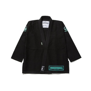 Kimono de Jiu-Jitsu Brasileño Shoyoroll Negro, Unisex, de Algodón, con Logotipo en la Manga, Ropa Duradera para Artes Marciales - Product Image 1