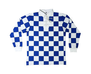 Camiseta de rugby retro personalizada 100% algodón, de peso pesado, estilo vintage clásico, para fútbol americano, manga larga, para hombre. - Product Image 1