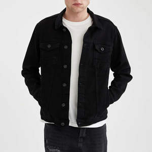 Veste en jean unisexe NESTA SPORTS Trend Essential, texture lisse, coutures renforcées, idéale pour les magasins et la vente en gros de grande quantité - Product Image 1