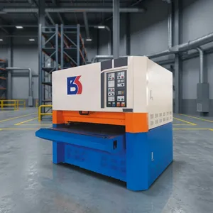 Lijadora de Banda Ancha Industrial para Acabado de Superficies de Paneles de Contrachapado, Calibración de Chapa y Líneas Automatizadas de Procesamiento de Madera - Product Image 3