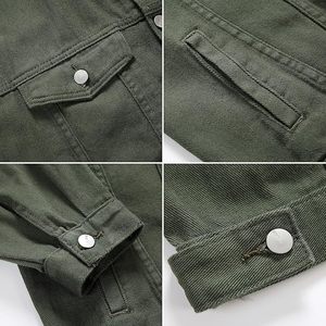 Veste en jean pour homme au design élégant, légère, anti-plis, confortable et respirante, de qualité supérieure, en promotion - Product Image 6