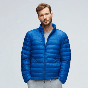 Veste matelassée imperméable pour homme, col montant, fermeture éclair, manteau matelassé, vêtements d'extérieur pour homme, vestes matelassées chaudes pour homme - Product Image 3