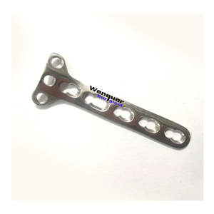 Plaque en T de 3,5 mm de qualité supérieure pour la chirurgie osseuse vétérinaire et le traitement des fractures - Product Image 1