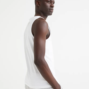 Hot Sale Wholesale Men's Vest Cotton Tank Tops Sports Breathable Gym Tank Top Men - Product Image 1