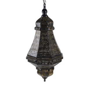 Lampes suspendues électriques de luxe vintage marocaines, porte-bougies pour la maison, le salon, l'extérieur, la décoration de Noël, autres bougies - Product Image 1