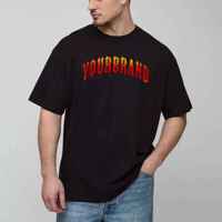 T-shirt Homme Oversize Uni 100% Coton Jersey Tendance 2026 Streetwear Épaules Tombantes Vierge Écologique Hip Hop Respirant