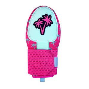 <b>Pink</b> Palm Tree Design Baseball Sliding Mitt Lightweight Adjustable Youth Adult Training Protective Gear - Product Image 1