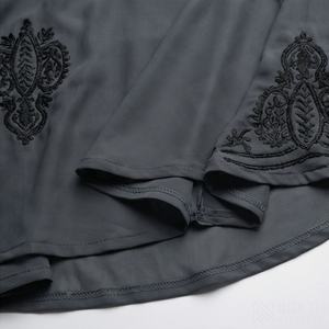 2025 OEM Kimono Abaya pour femmes musulmanes, en tissu polyester épais, doux et très extensible, col en V, manches longues, pour fêtes, Ramadan, mariages - Product Image 6