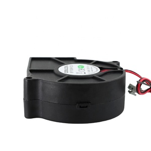 Coolcox tốc độ cao DC 5V/12V/24V Quạt quạt ly tâm 75mm x 75mm x 30mm không thấm nước với bóng mang cho máy tính tản nhiệt - Product Image 2