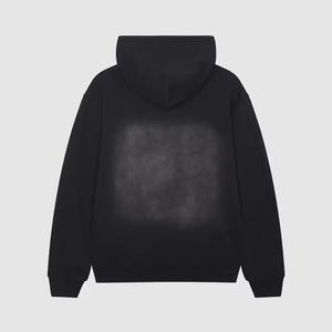 Sudadera con Capucha Verde Lavado Personalizada para Hombre, Ajuste Relajado, con Cordón, Bolsillo Canguro, Estilo Vintage Casual - Product Image 2