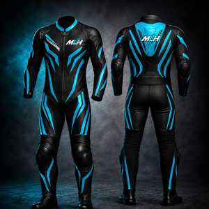 Motorbike Leather Racing Suits Heavy Grain Leather Suits Made In Pakistan Cowhide Premium Racing Suits Kangaroo Premium quality - Product Image 1