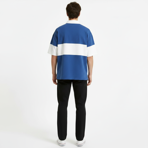 Chemise décontractée d'été à manches longues en coton tricoté respirant, motif uni, pour hommes, vente en gros - Product Image 3