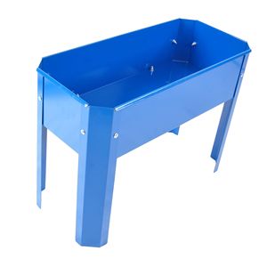 Metallo blu elevato giardino letto grande scatola per vaso di fiori per giardino giardino per giardino giardino giardino giardino con giardino ortaggi e fiori Set di 2 - Product Image 5