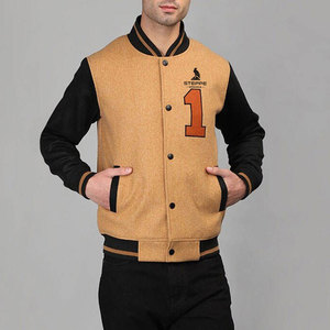 2026 Customized Winter Stand Collar Front Logo Street Wear <b>Letterman</b> <b>Jacket</b> OEM High Quality - Product Image 3