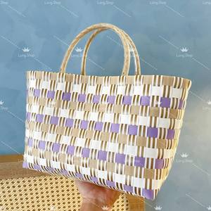 Bolso de Mano de Plástico Reciclado Premium, Bolso Tote Ecológico, Bolso Reutilizable Sostenible - Product Image 5