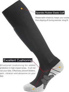 Custom Knee High Soccer <b>Socks</b> <b>Moisture</b> Wicking Cushioned Team Sports <b>Socks</b> For Football Baseball Rugby Youth Adult OEM Wholesale - Product Image 4