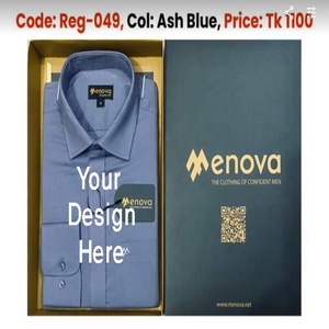 เสื้อลำลองธุรกิจสำหรับผู้ชายเสื้อเชิ้ตลายตามสั่งสำหรับฤดูใบไม้ร่วง - Product Image 5