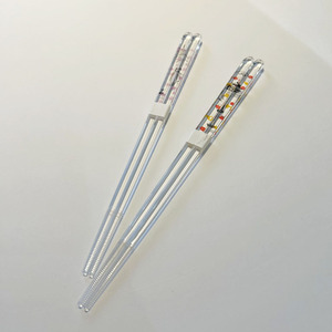 Baguettes japonaises transparentes Design de Kyoto/Tokyo Réutilisables et lavables au lave-vaisselle - Product Image 4