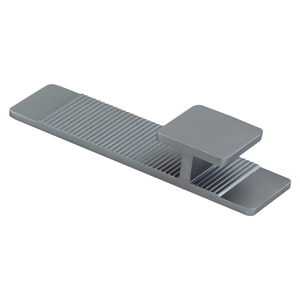 Poignée de placard en aluminium rainurée allongée, design Finch, finition PVD Or Rose, PVD Or, Noir Soie, quincaillerie de meuble - Product Image 3