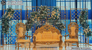 Escenario de Boda Impresionante Hecho a Medida, Fondo de Pared de Velas de Ensueño para Noche Árabe, Decoración de Bodas, Decoración de Eventos en Canadá - Product Image 4