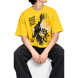 Camisetas con Estampado Gráfico para Hombre, Corte Holgado, Camisetas Casuales de Moda - Product Image 4