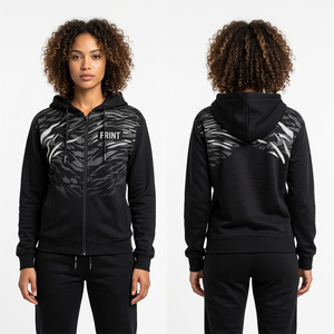 Parka imperméable à capuche en toile pour femme, coupe oversize, coupe-vent en jean, long manteau d'automne pour jeans - Product Image 1