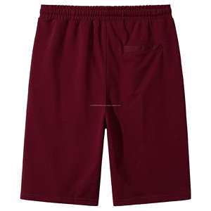 Short respirant doux en mélange de polyester et coton Offre Spéciale Joggers à taille élastique, teints unis, de haute qualité, pour hommes - Product Image 2