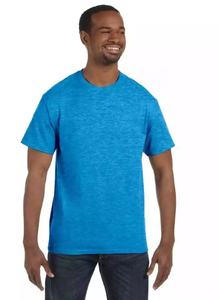 Camiseta de Hombre de Alta Calidad, Hecha a Medida, Negra, 100% Algodón, Tejido de Rizo, Corte Regular, Ecológica, Transpirable, Estilo Nuevo, Económica - Product Image 5